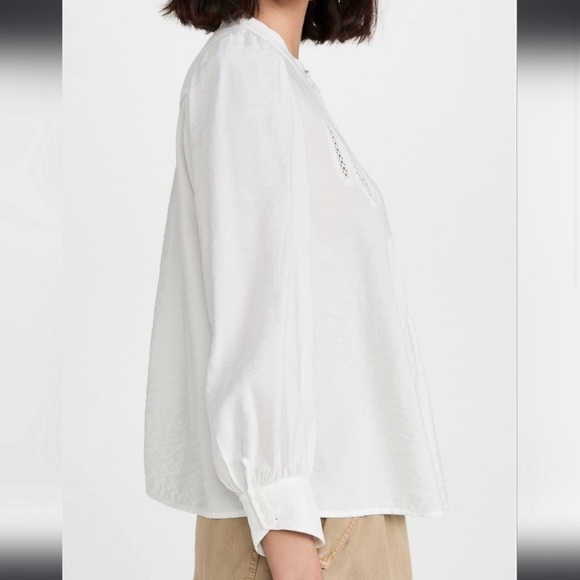 BA&SH white button up top - Picture 2 of 14